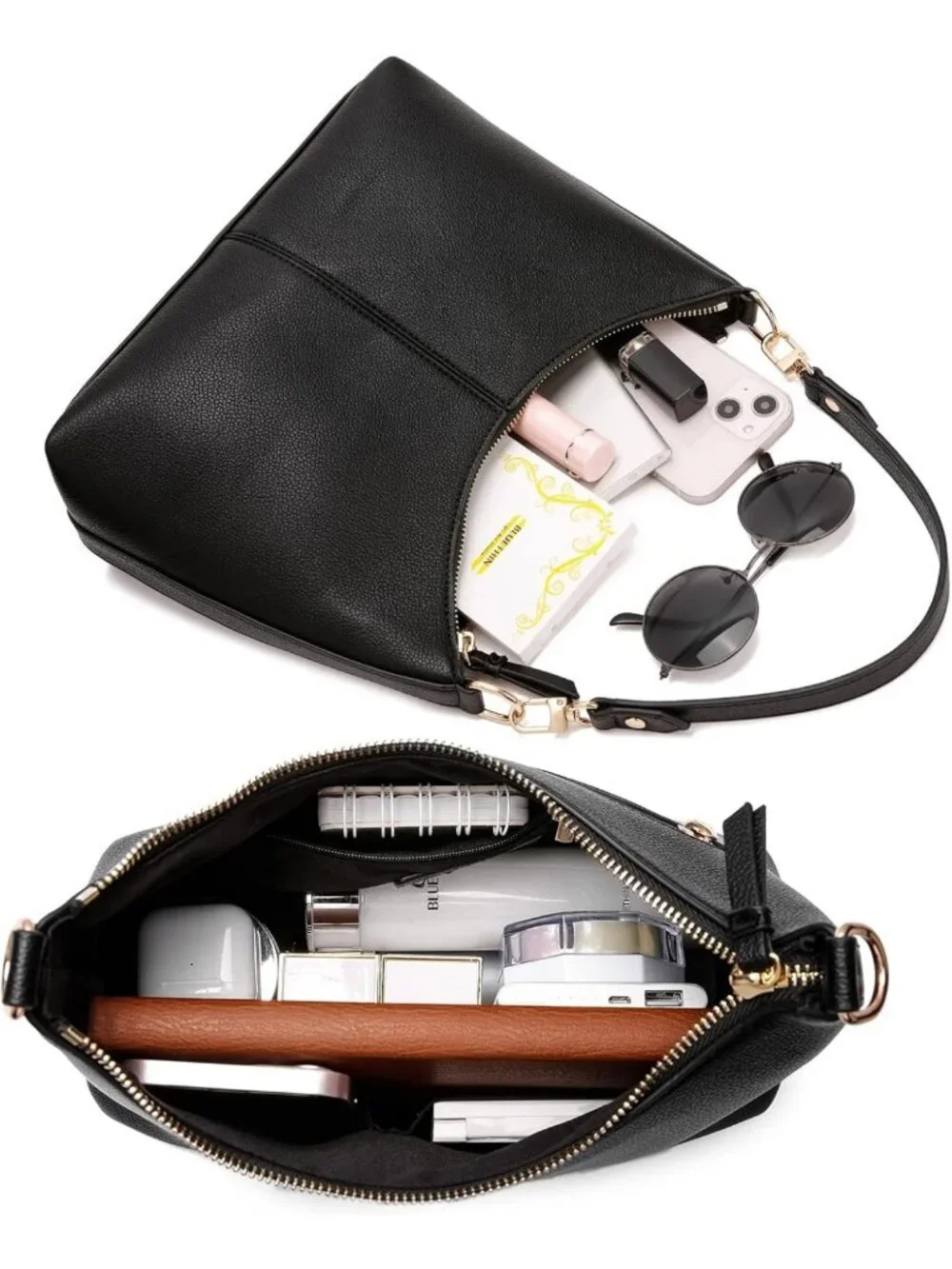 Stylish Mini Crossbody Bag for Women - Waterproof Soft Leather Shoulder Purse